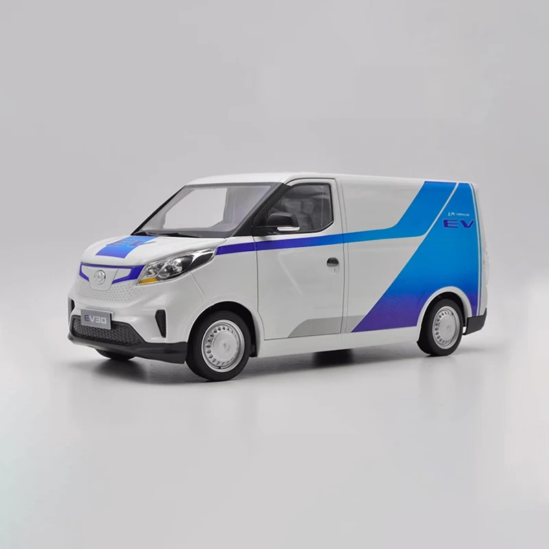 

Diecast 1:18 Scale MAXUS EV30 MPV Alloy Car Model Finished Product Simulation Toy Collection Adult Static Model Ornament