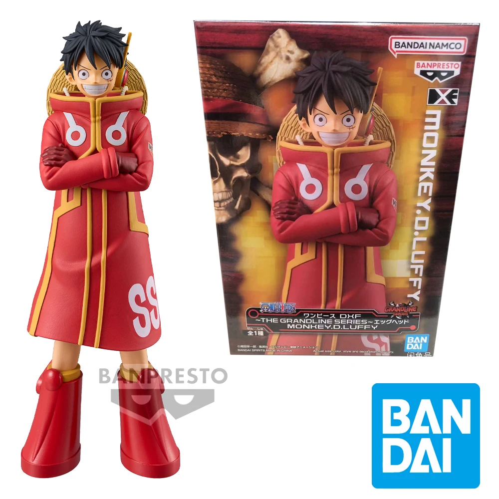 

BANPRESTO Original Bandai One Piece Monkey D. Luffy DXF Dantou Island Scenery Anime Figures Collectible Models Toys Gifts 16cm