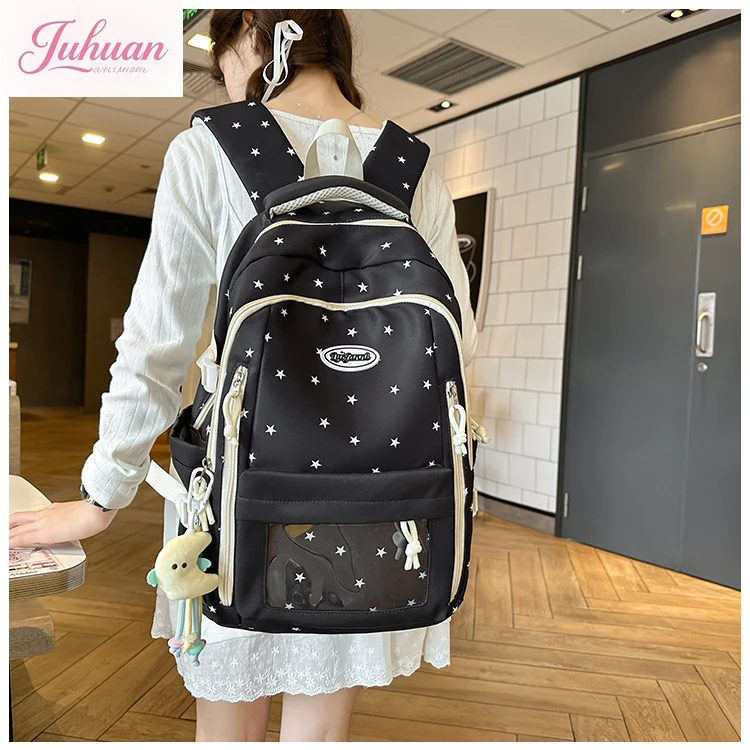School Season Students High Value Transparent Ltabag Schoolbag Cute Student Backpack Large Capacity Lightweight Weight Backpacks