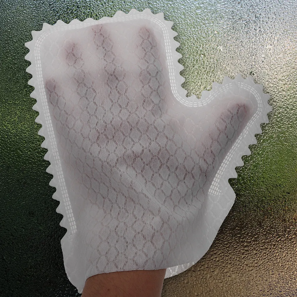 

10 шт. одноразовых нетканых перчаток для уборки, электростатические перчатки для удаления пыли, удобные в использовании