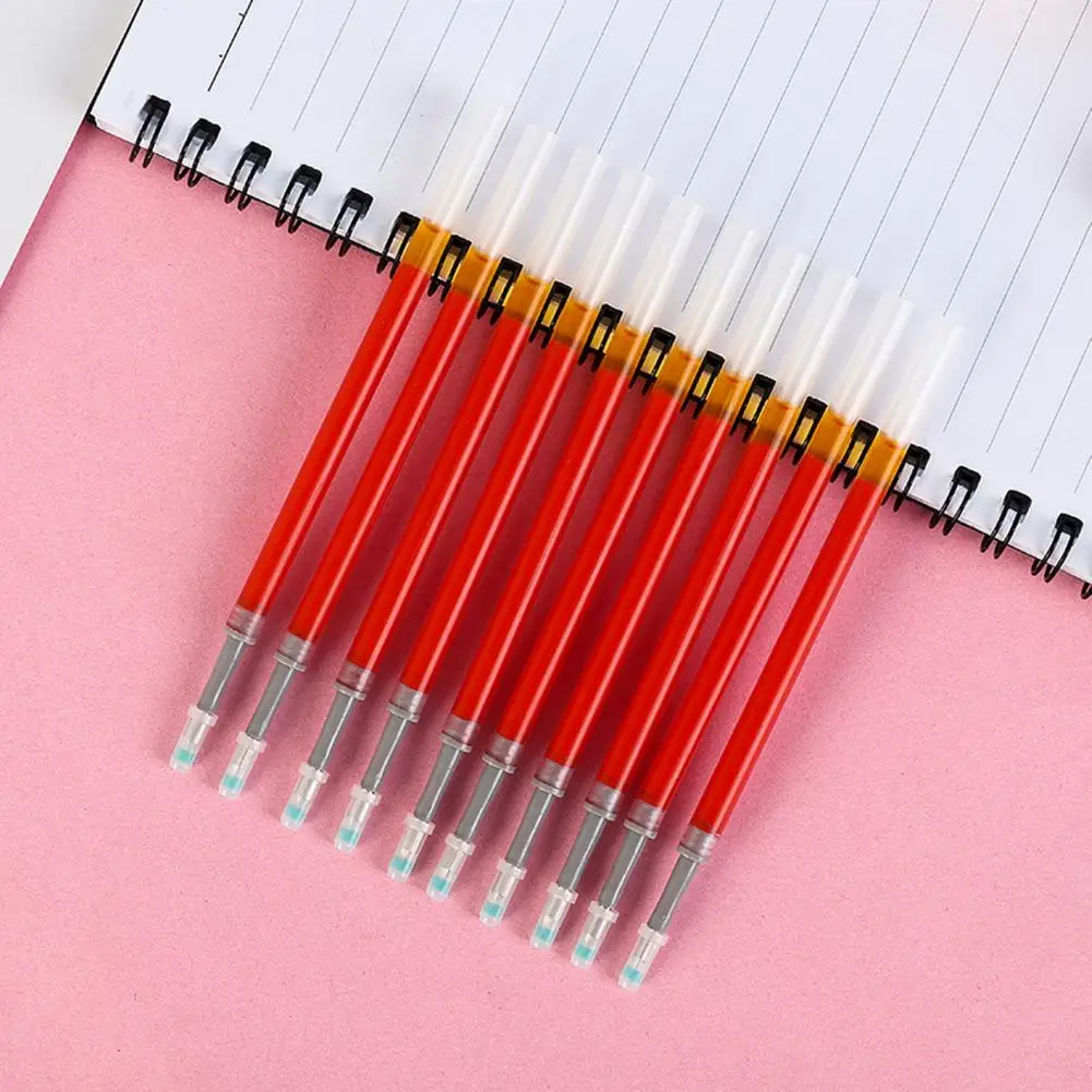 Ink Refills 0.5mm Nib Quick Installation Student Stationery Pen Replacement Refills Easy Removal Pen Refills Office Supply