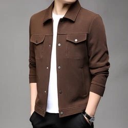 2024 High Quality Fall New Casual Coat Fashion Fashion Handsome All The Fashion All The Long Sleeve Men's Jacket Jacket