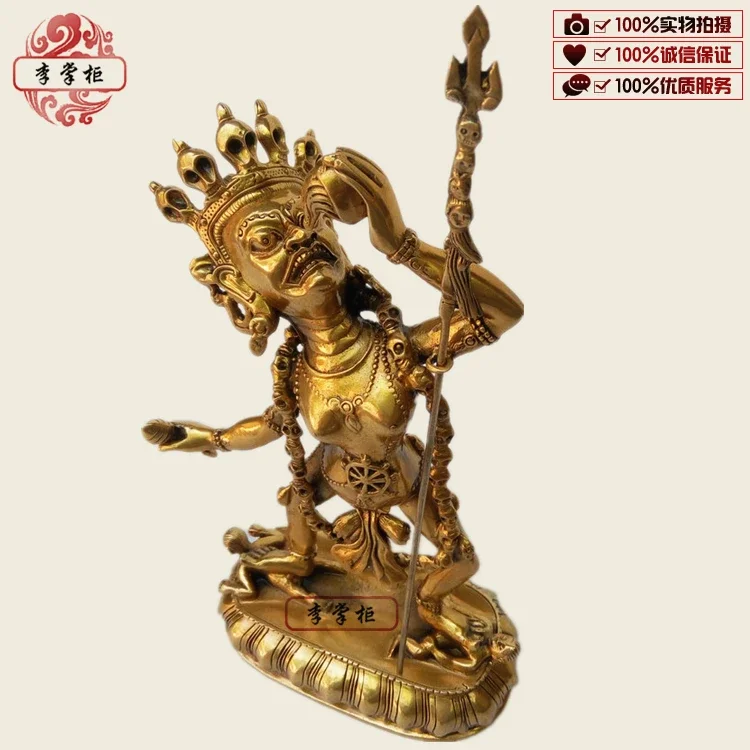 Tibetan Buddha, Tantra Tibetan Biography Supplies, Pure Copper Empty Mother Buddha Statue Protector, Home Copper O