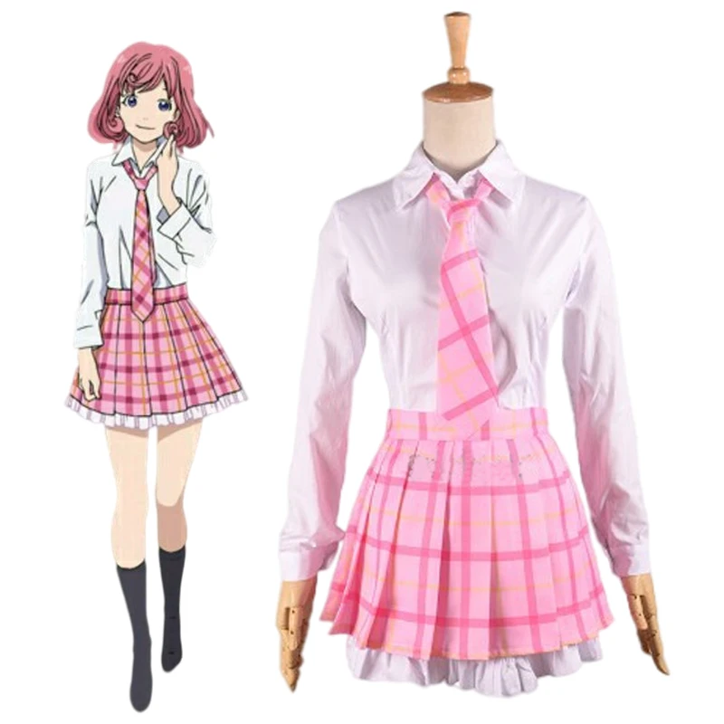 Anime Noragami, Kofuku Ebisu Cosplay Uniforms Costume Women Sailor JK School Uniform Skirt Outfits Carnival Suits