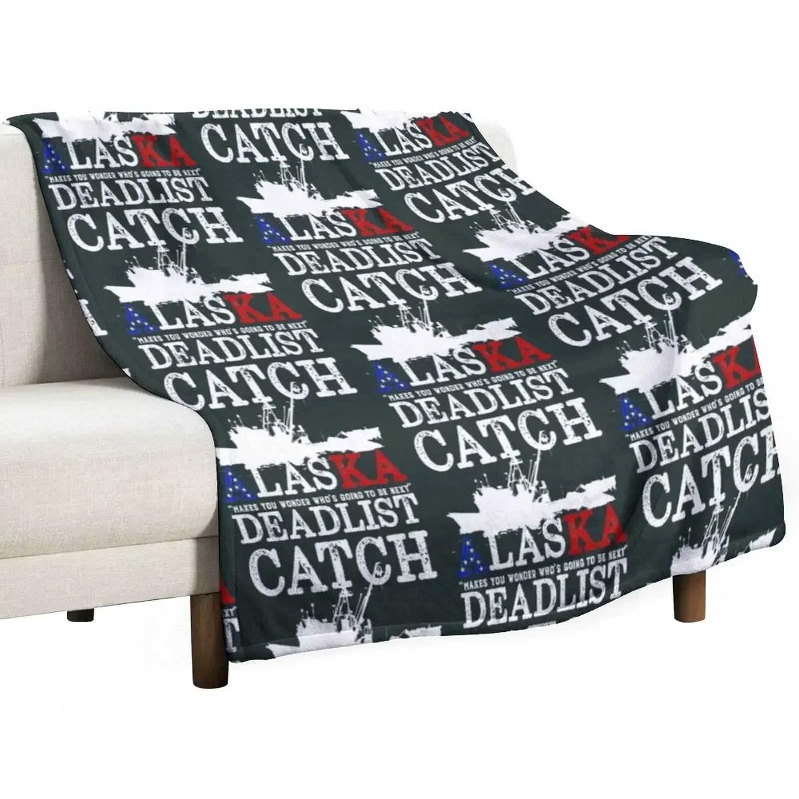 

Deadliest Alaska Catch Classic Throw Blanket Tourist Beautifuls Thins Blankets