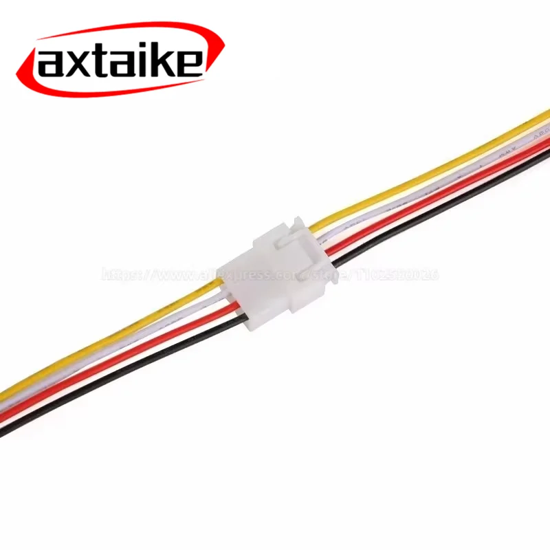 10PCS XH2.54 Connector 2/3/4/5/6P Male Female Plug with 20cm 26AWG Cable for Battery Charging Power Supply