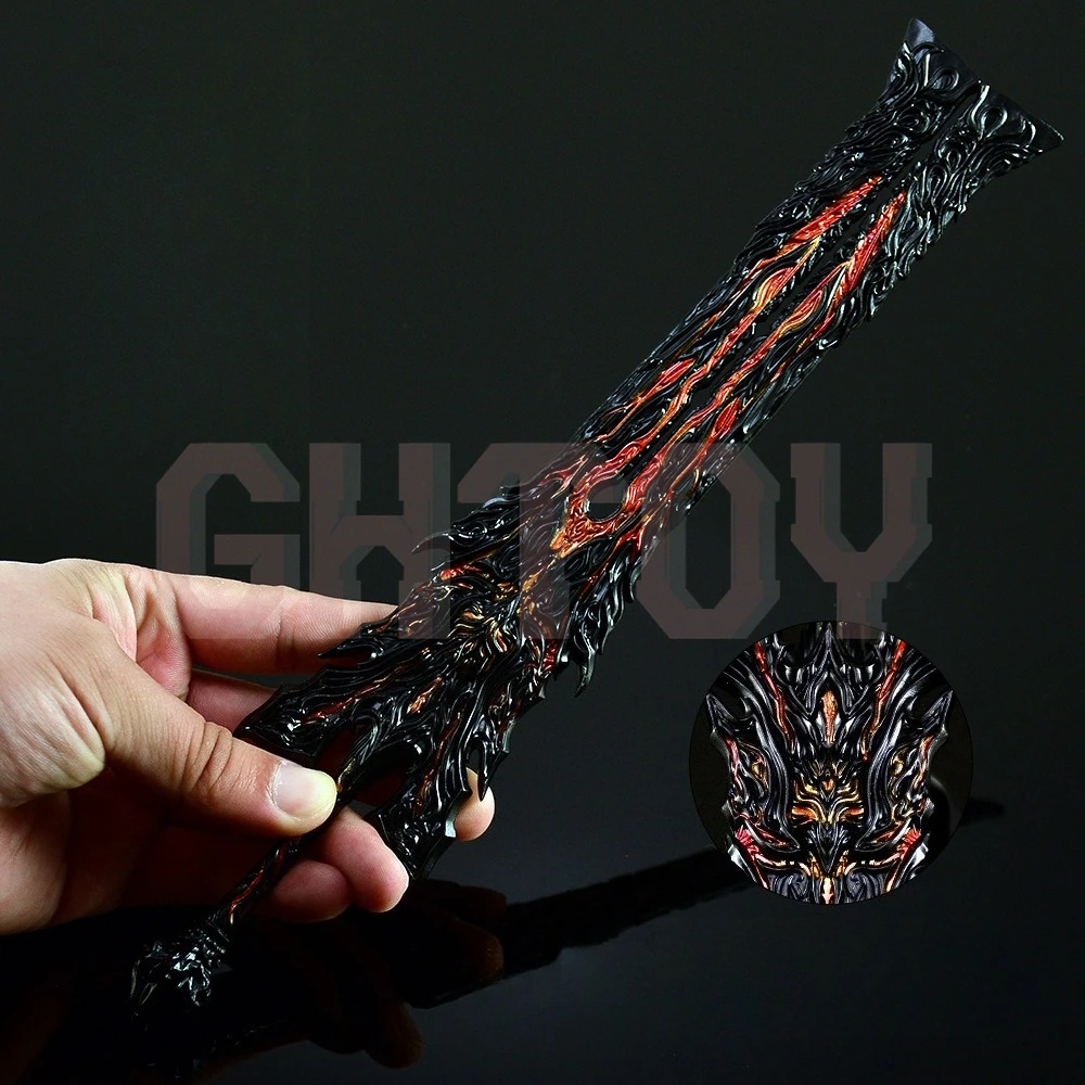 

Модель оружия Сяо Янь из аниме «Битва на небесах», 30 см/11,81 дюйма, настольное украшение, коллекционный подарок на день рождения для девочек и мальчиков