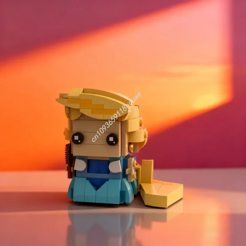 

211pcs MOC Rapunzel Brickheadzed Model Building Blocks Construction Christmas Gifts DIY Creative Idea Toy Education Brick Kids