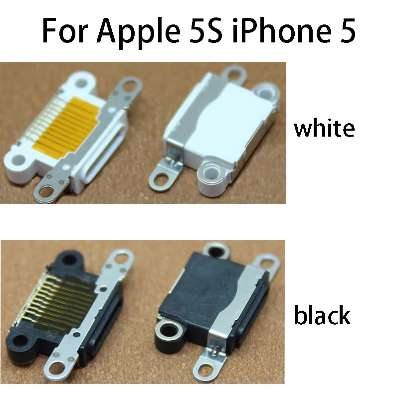 1PC TYPE C USB 10 Pin Connector Port For New Apple 5s Generation Tail Plug IPhone 5 Charging Port USB Interface Data Cable Port