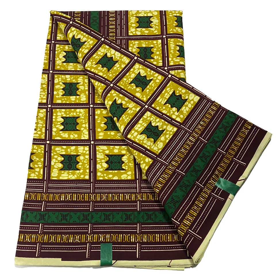 Tela africana en oferta, tela Pagne Wax de Hollandais, tela con estampados africanos.