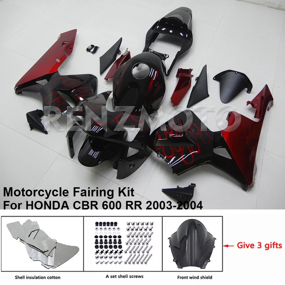 

Для Honda CBR600RR 2003-2004 обтекатель H0603-109a мотоциклетный комплект обвеса декоративные пластиковые защитные аксессуары в виде ракушек