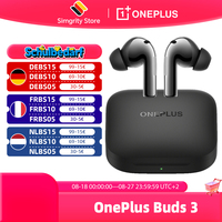 Global Version OnePlus Buds 3 TWS Earphone 49dB Active Noise Cancellation Bluetooth 5.3 True Wireless Headphone Earbuds