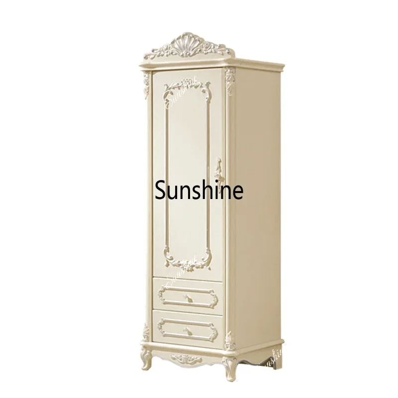 YWardrobe beauty salon storage children's bedroom custom white small apartment