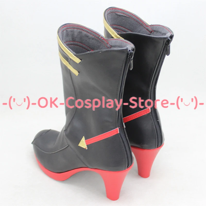 Yae Sakura Cosplay Shoes Game Honkai Impact 3 Cosplay Prop PU scarpe in pelle Halloween Carnival Boots accessori Custom Made