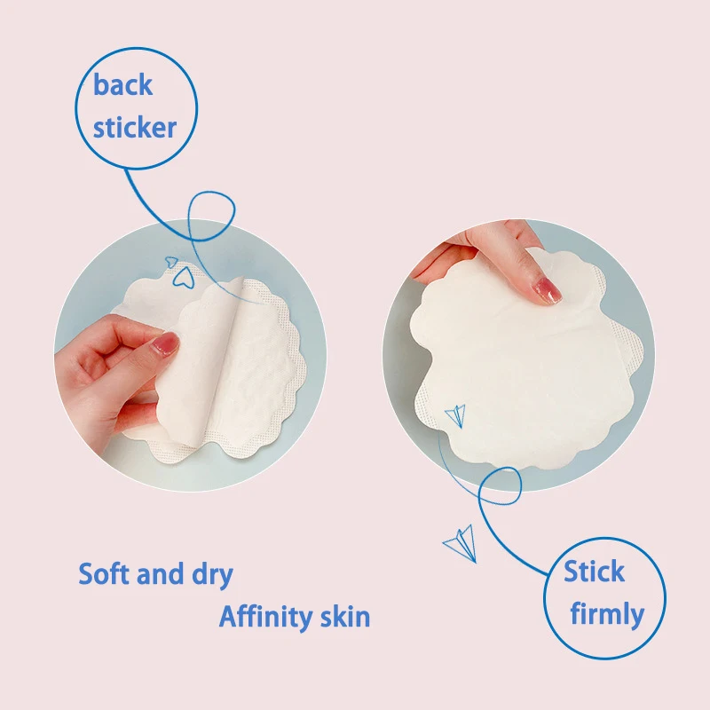 10/20/30Pcs Sweat Pad Mint Ice Sense Underarm Sweat Absorption Patch Ultra-Thin Pad Armpit Stick Absorption Deodorant Pads