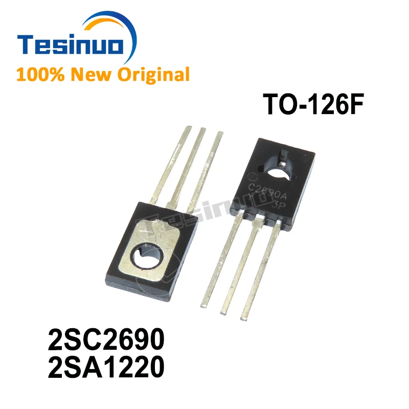20/PCS New Original 2SC2690 2SC2690P C2690 2SA1220 2SA1220P A1220A A1220P TO-126 Audio switch pairs In Stock Fast Shipping