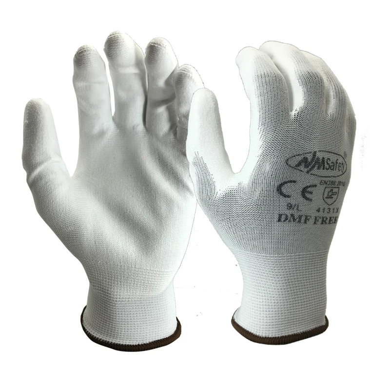 24 Stück/12 Paar professionelle Arbeitsschutzhandschuhe für Männer, Bau, Frauen, Garten, Nylon, Laufhandschuh, erhalten CE EN388.