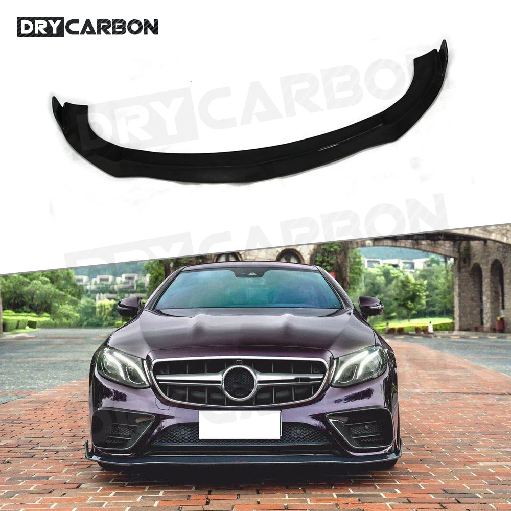 

Carbon Fiber / FRP Front Bumper Lip Chin Spoiler Apron for Mercedes Benz E Class C238 Sport Coupe 2017 2018 2019 Car Styling