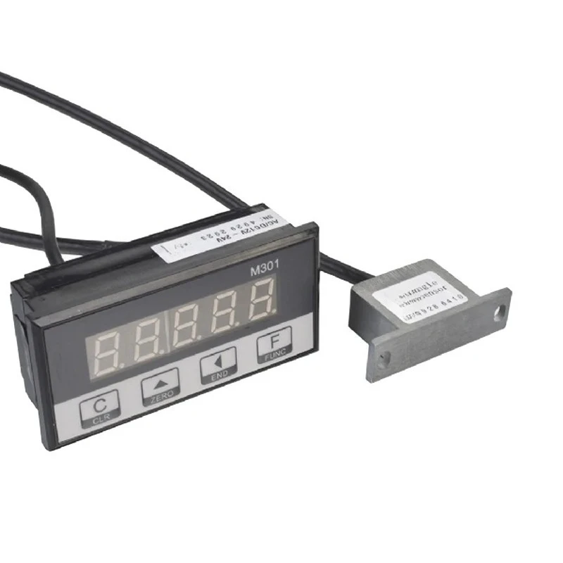 M301 Digital Angle Display Counter Magnetic Sensor Readout Meter for Woodworking Stone Processing Machinery Equipment