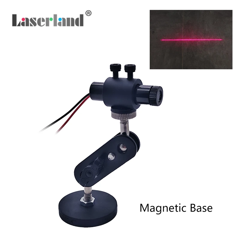 Red Line Laser Throw Toe Marker Kit fai da te Playing Dart a batteria con Base magnetica