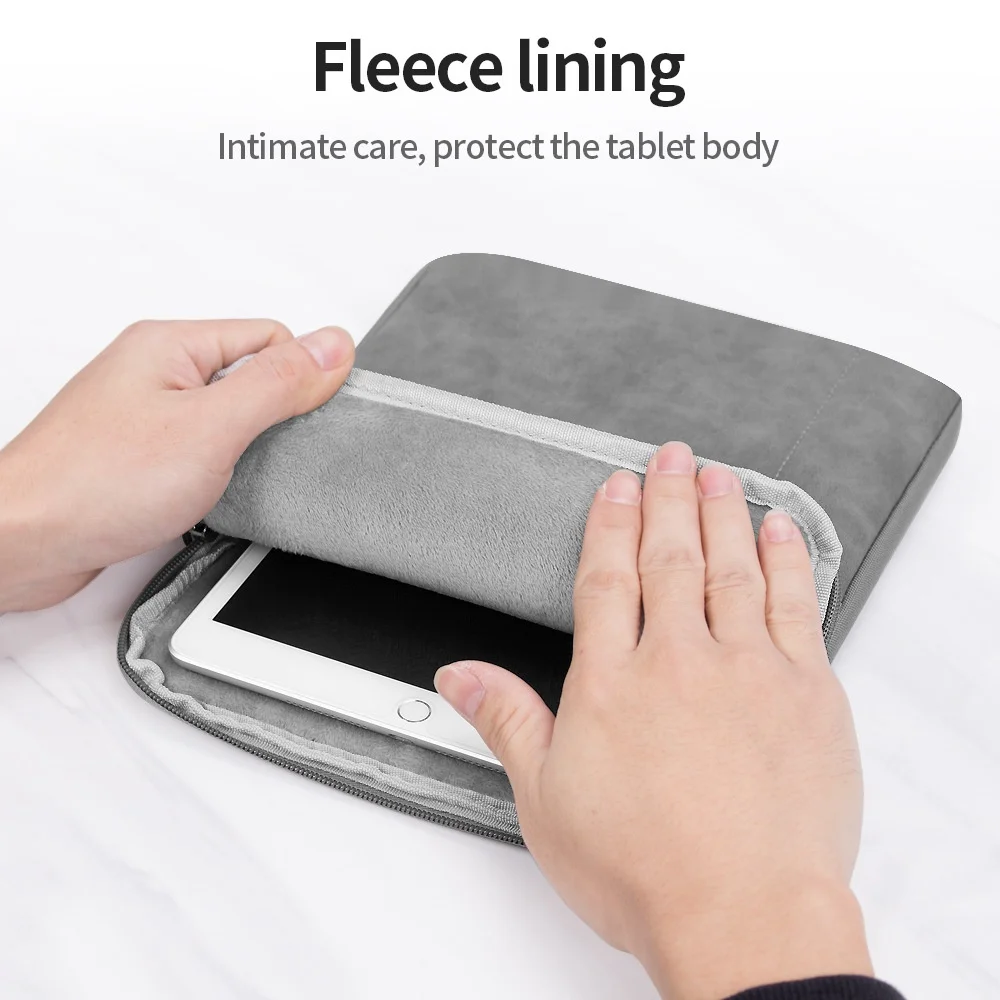 Handbag Sleeve Case For T-Mobile REVVL Tab 2023 10.36inch Waterproof Zipper Pouch Universal 9.7 11 Multi Pockets Bag