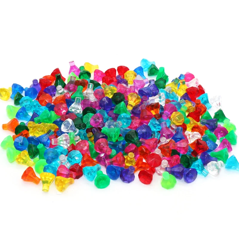 50 قطعة MOC 30153 الطوب روك 1x1 جوهرة 24 الوجه الكنز الماس جوهرة اللبنات متوافق مع 28556 لتقوم بها بنفسك تجميعها اللعب