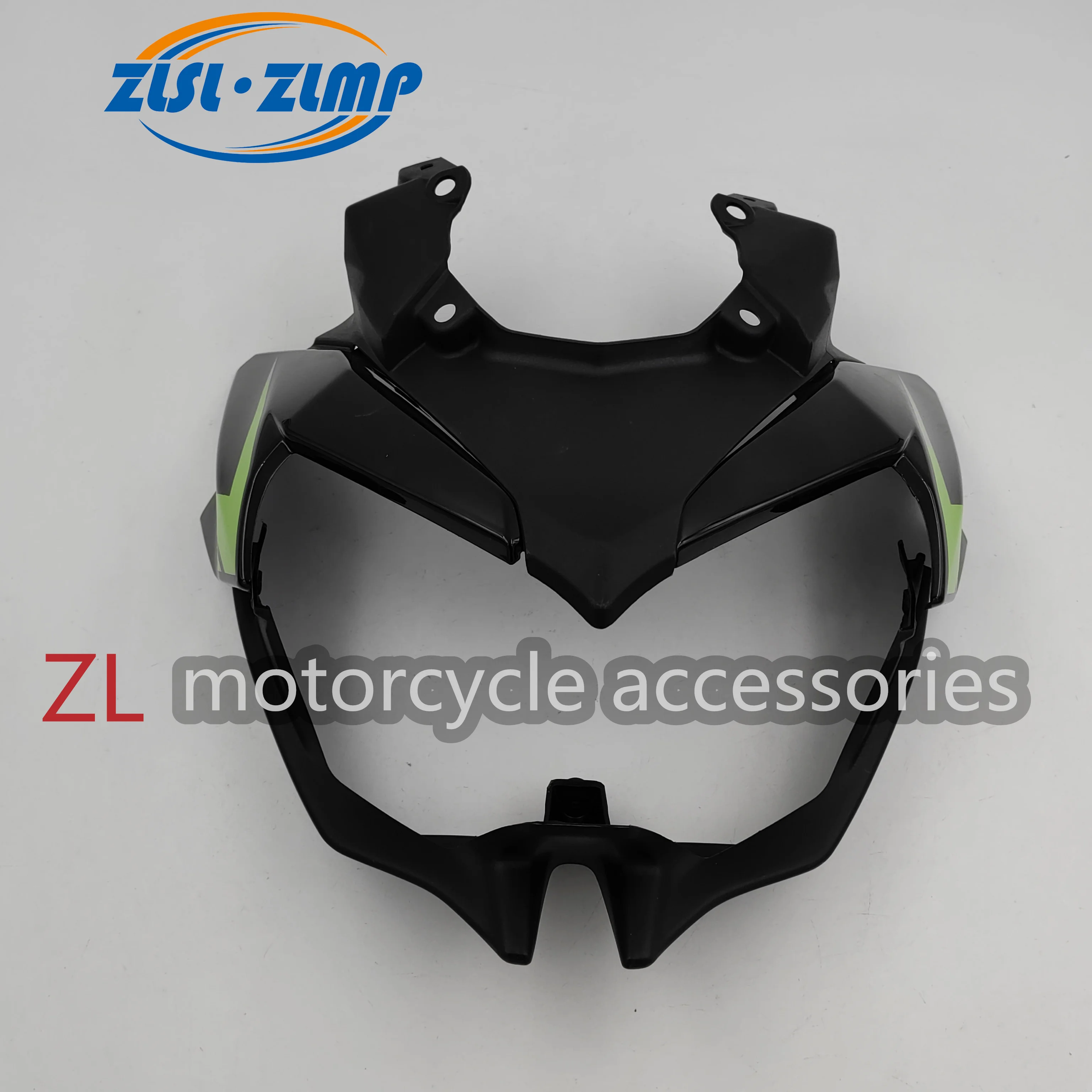 For Kawasaki Z650 2020 2021 2022 2023 Headlight fairing upper nasal mask front steering signal bracket lower panel of headlight