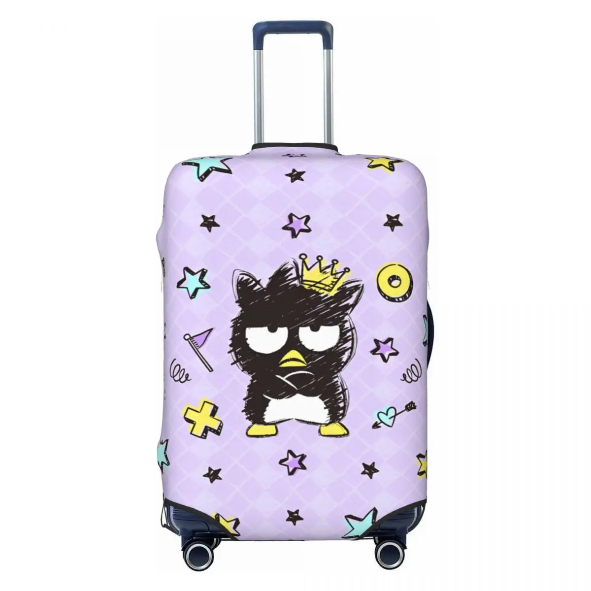 

Bad Badtz Maru Anime Animal Suitcase Cover Travel Holiday Useful Luggage Accesories Protection