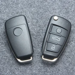 Car Key Conversion Case Remote Control 3 Buttons Remote Control For Audi A2 A3 A4 A6 A6L A8 S5 Q7 TT A3 (8P1) 2006 2007 HAA HU66