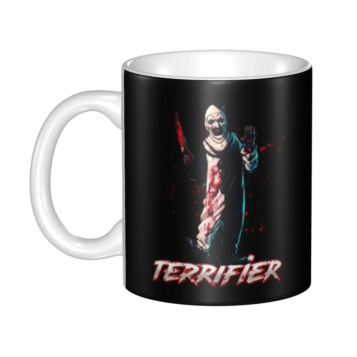 Terrifiers Halloween Horror Movie Coffee Mugs DIY Custom Ceramic Mug Creative Gift