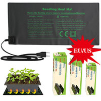 US/EU Seedling Growth Heat Mat Heating Pad 24x52cm 52x52cm 121x52cm Waterproof for Indoor Seeds Plant Starting Germination Warm