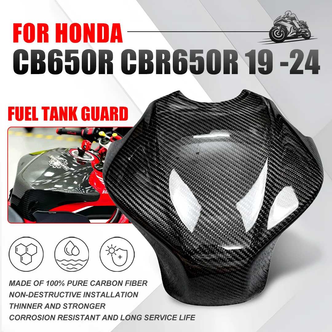 

FOR HONDA CBR650R CB650R 2019 2020 2021 2022 2023 2024 100% pure carbon fiber motorcycle parts fairing kit Tank cover