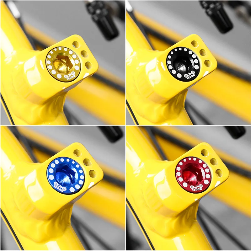 MUQZI 2/4pcs V Brake Ultralight Alloy Screw M10 Thread Distance 1.25 Bicycle Frame V Brake Hole Bolts