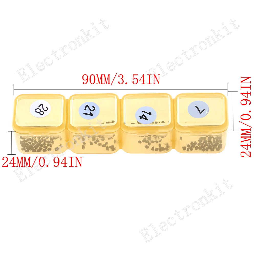 

1400pcs 28Value 2.7V-39V SOD-123 SMD Zener Diode Assortment kit set