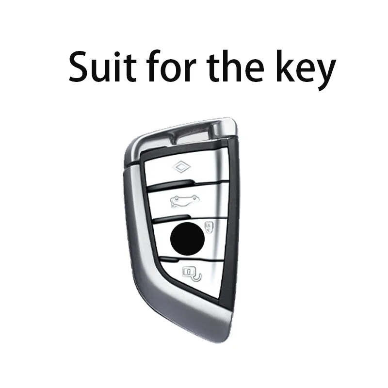 Zinc Alloy for BMW 1 3 5 7 Series X1 X3 G02 X5 F15 F16 M3 M4 F30 F31 F32 F34 F20 F21 F07 F10 G30 Remote Car Key Case Cover Fob