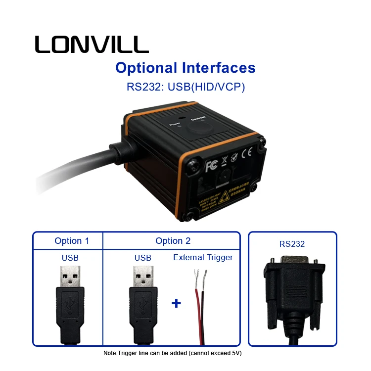 موقف فعال من حيث التكلفة ثابت جبل قارئ رمز الاستجابة السريعة USB RS232 السيارات تحسس ثابت 2d ماسح الباركود لخط التجميع #3