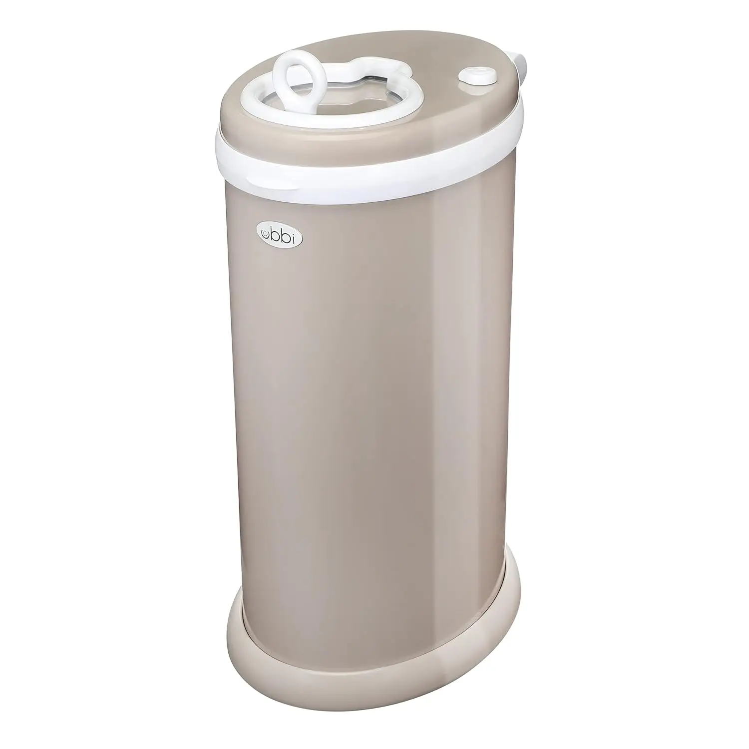 

Stainless Steel Diaper Pail with Odor Lock, No Special Bags Needed, Award-Winning Nursery Essential in Taupe