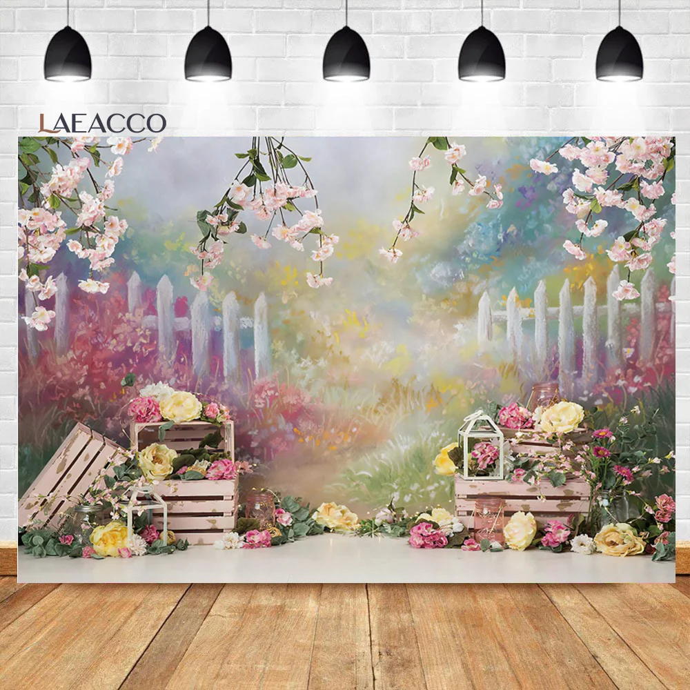 Laeacco Baby Shower Newborn Backdrops Kids 1st Birthday Party Balloons Decor Children Portrait Photography Backgrounds Photocall