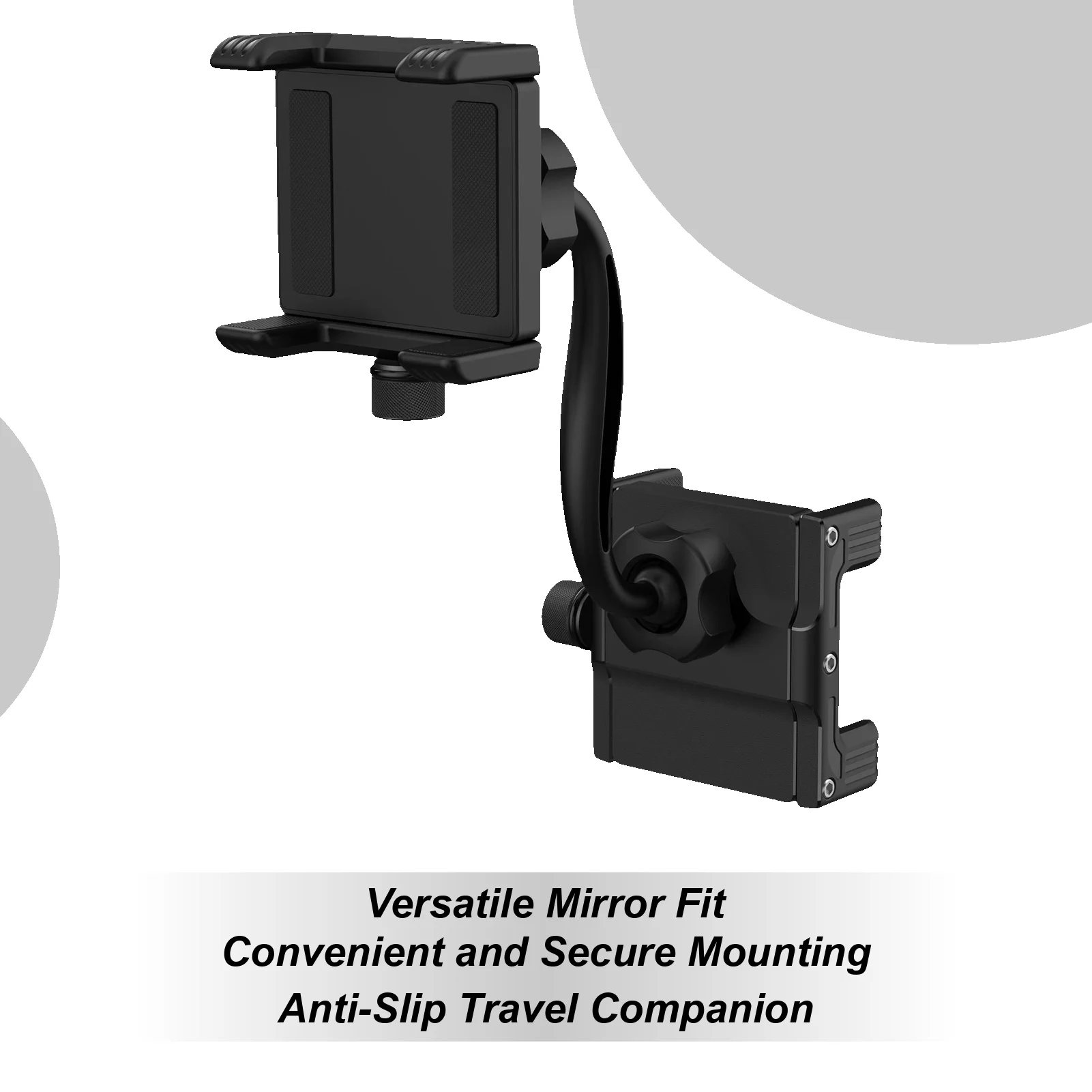 

Car Phone Holder Rear View Mirror Mount 360 Rotating Car Phone Holder Mount Portable Clamp Stand Bracket For Dashboard SUVs