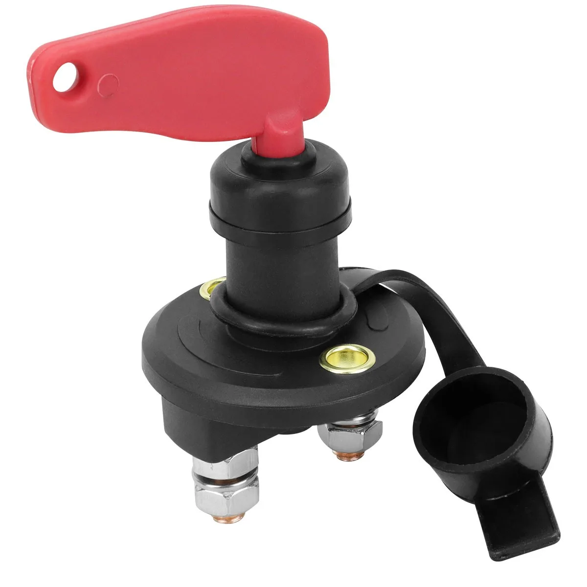 

M8 12V 24V Car Power Switch Main Cut Off Kill Switch Vehicle Modified Isolator Disconnector Red Key Cut Off Battery