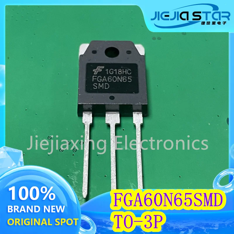 고출력 용접기 IGBT 전계 효과 단일 튜브, FGA60N65SMD, FGA60N65, 100% 오리지널 브랜드, 60A, 650V, 3 개