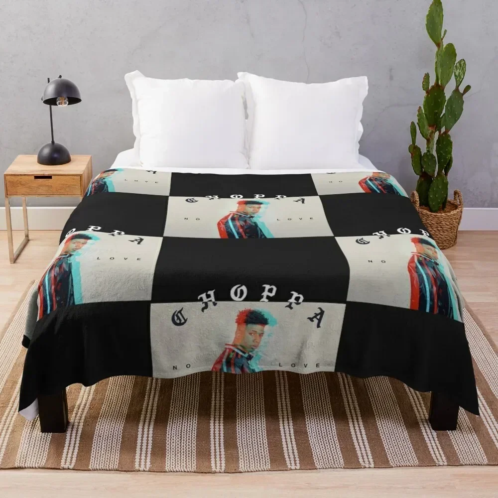 

NLE Choppa Throw Blanket Easy Care Comfortable Blanket for Couch