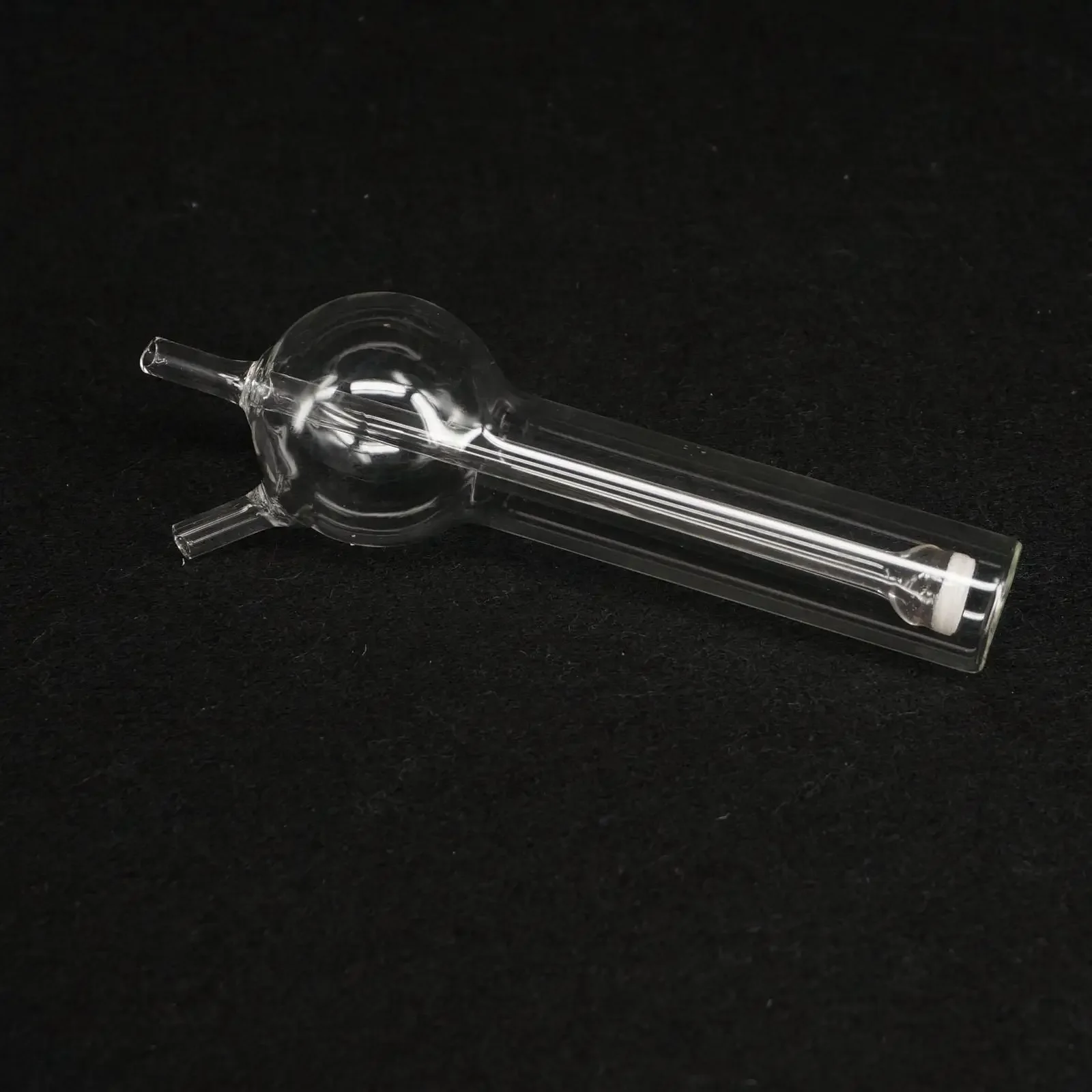 25ml Clear Sulfur Dioxide Absorber Tube Bottle Apparatus Chemistry Lab Glassware