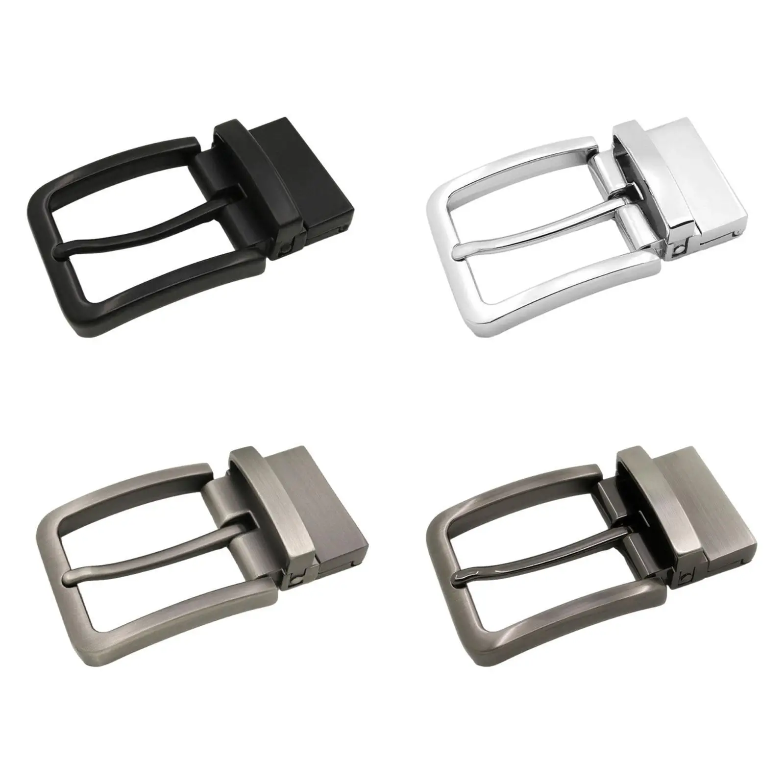 مشبك حزام معدني فاخر لإكسسوارات الحزام الجلدي وإبزيم ذو شوكة واحدة #2