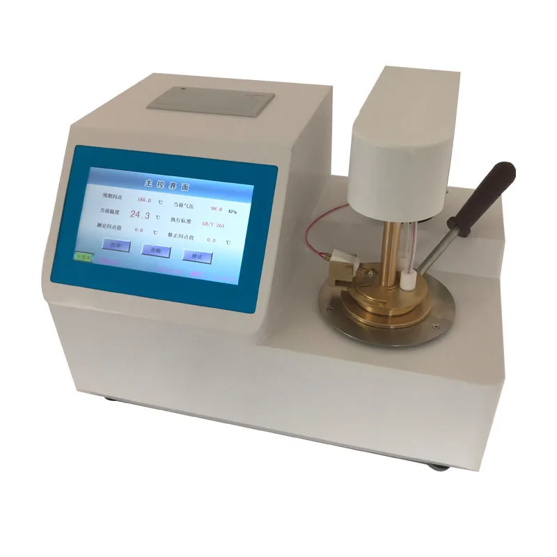 Closed Flash Point Automatic Tester JC-BK3001 Automatic Cooling Petroleum Products Closed Flash Point Value Measurement