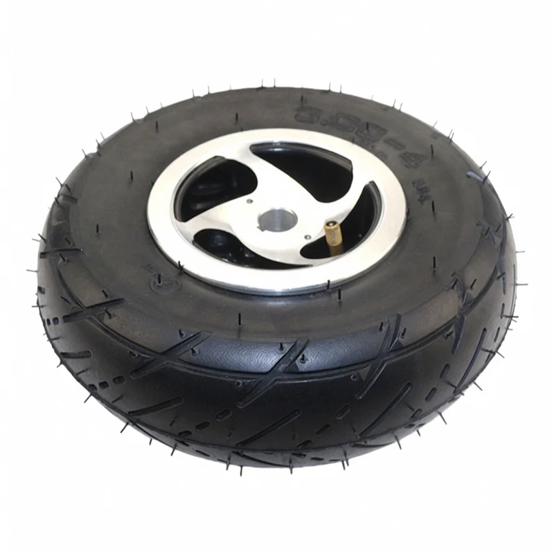 M17/19 Electric Scooter 3.00-4 Tire 10 inch Electric Scooter Road Tire 4-inch Alloy Wheel Hub Accessories view 3