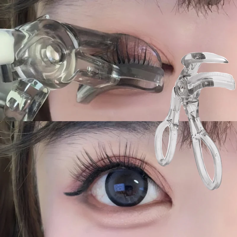 Wide-Angle Eyelash Curler Portable One-Clip Partial Curling Comb Tooth Lashes Curler Easy To Operate Styling Enlarge Eyes Tools