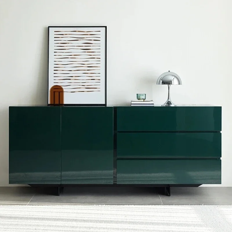 

Light Luxury Entrance Cabinet Modern Minimalist Drawer Storage TV Bench for Bedroom Italian Minimalist