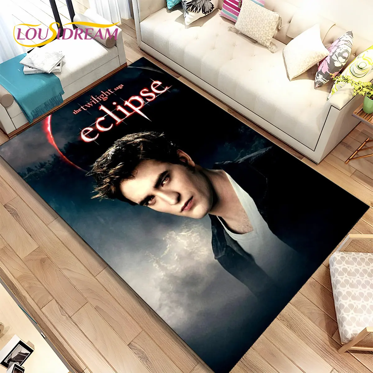 The Twilight Saga HD Printed Area Rug Large,Carpet Rug for Living Room Bedroom Sofa Doormat Decoration,  Kids Non-slip Floor Mat