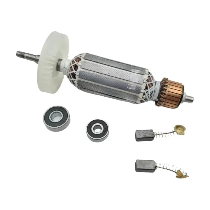 T21C Power Tool Accessories G10SS Angle Grinder Rotating Rotor Bearing 999021 Carbon Brush Set For G13SR3, G12SR3